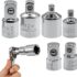 Lot de 4 adaptateurs de douille pour cliquet 1/2&Prime; vers 3/8&Prime;, 3/8&Prime; vers 1/4&Prime;, 1/4&Prime; vers 3/8&Prime; pour clé à douille, écrou, douilles
