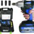 STANLEY FATMAX V20 Visseuse à Impacts Sans Fil 18 V Li-Ion Moteur Brushless 190 Nm 3800 cps/mn avec 1 Mallette 2 Batteries 2 Ah SFMCF820D2K-QW