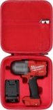 khanka Coque rigide de rechange pour clé à choc Milwaukee 2767-20 M18 Fuel à couple élevé 1,27 cm, étui uniquement