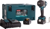 Boulonneuse à Chocs Brushless 1000Nm + 2 batteries 18V 5Ah Li-Ion + Coffret Makpac