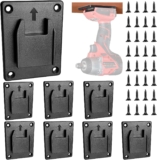 8 Pcs Supports pour Outils électriques Milwaukee M18, pour Makita sans Fil 18V, Convient également pour Perceuse Dewalt 20 V, 18 V Cintre, Visseuse à Percussion (8pcs)