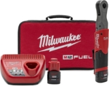 TESTEL Clé à cliquet M12 Fuel 3/8&Prime; 2BAT