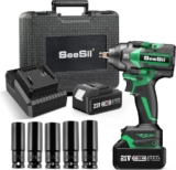 Avis sur la Clé à Chocs Sans Fil Seesii WH750