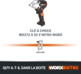 WORX NITRO – Clé à chocs sans fil Brushless 20V – 300Nm – WX272.9-6,35 mm HEX Review